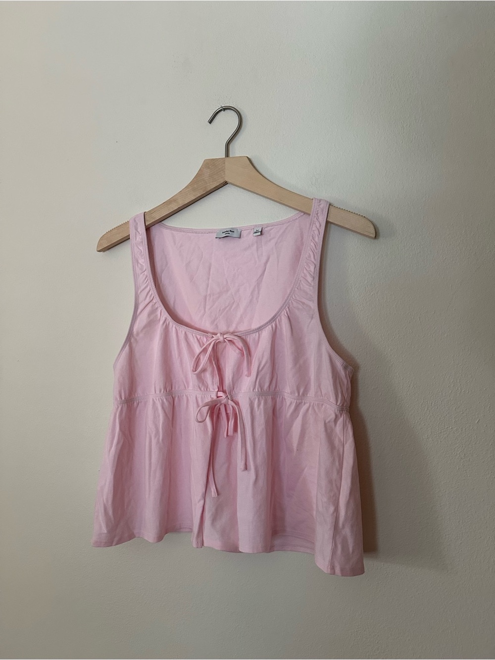 Aritzia Sunday Best tie front tank top
